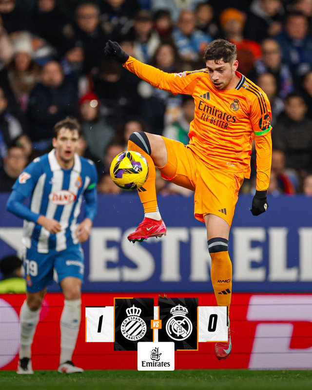 Real Madrid pierde neasteptat cu Espanyol complicand cursa la titlu