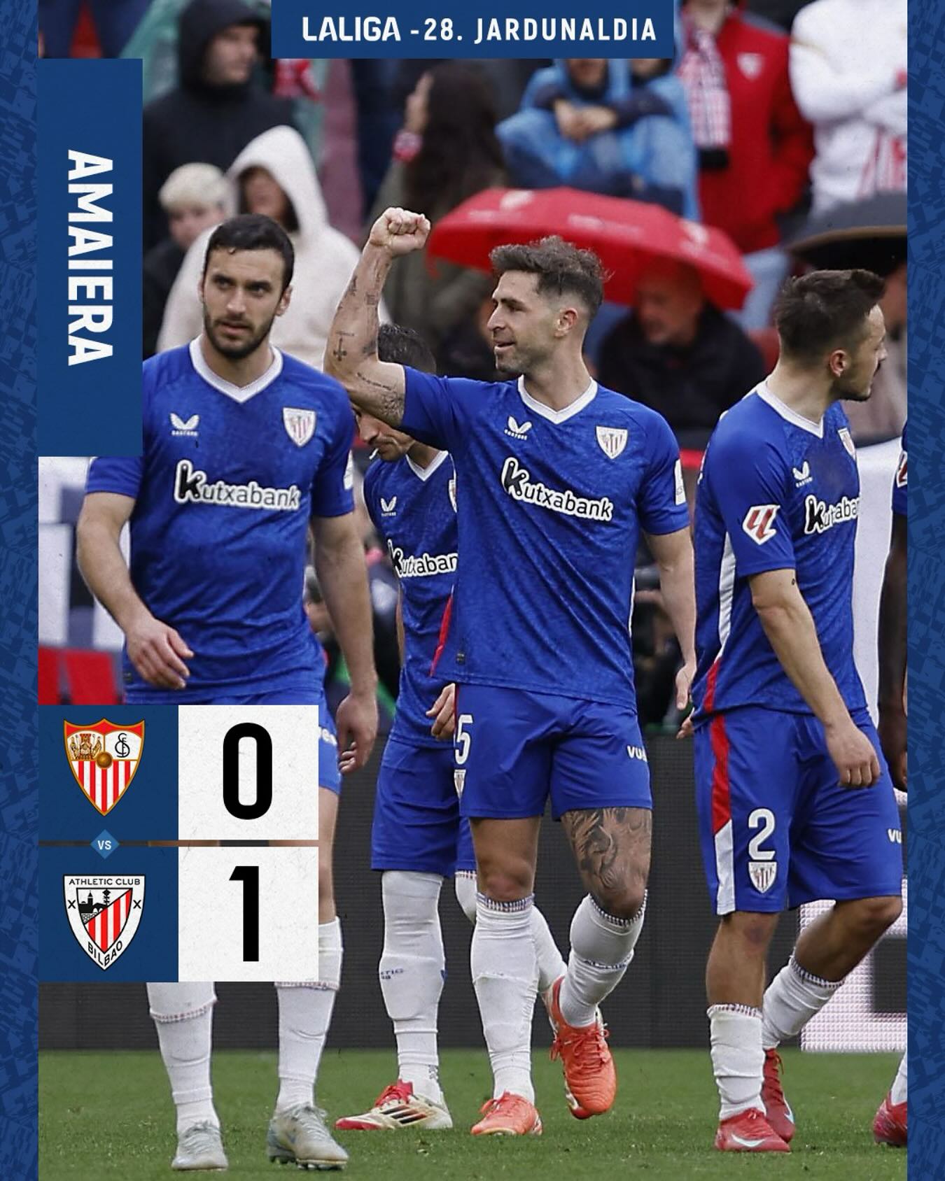 Athletic Bilbao castiga la Sevilla cu o lovitura de cap