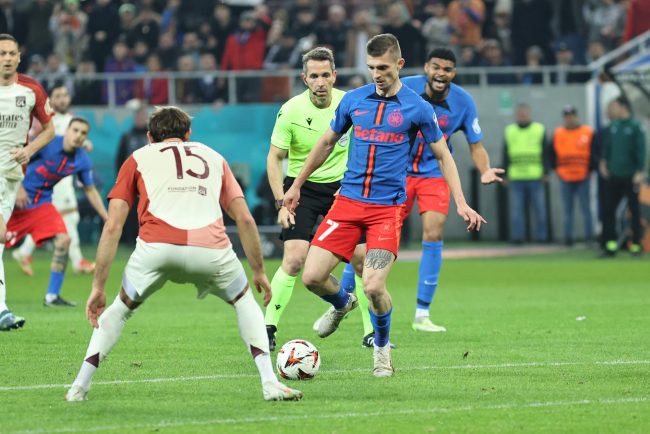 FCSB pierde acasa cu Olympique Lyon in Europa League