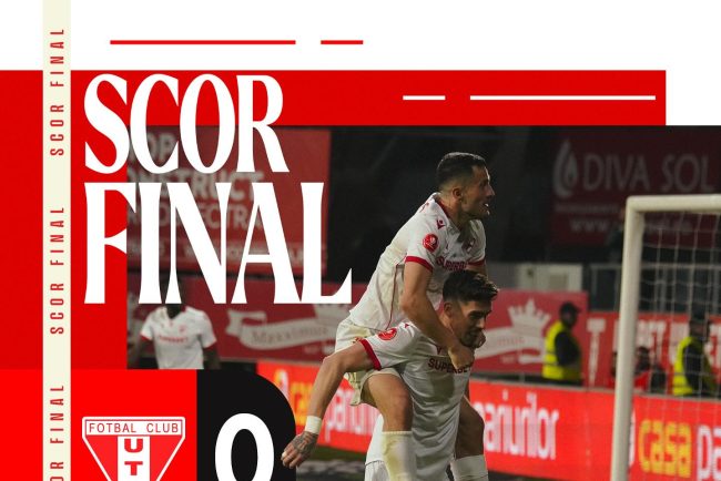 Superliga Dinamo invinge UTA in deplasare