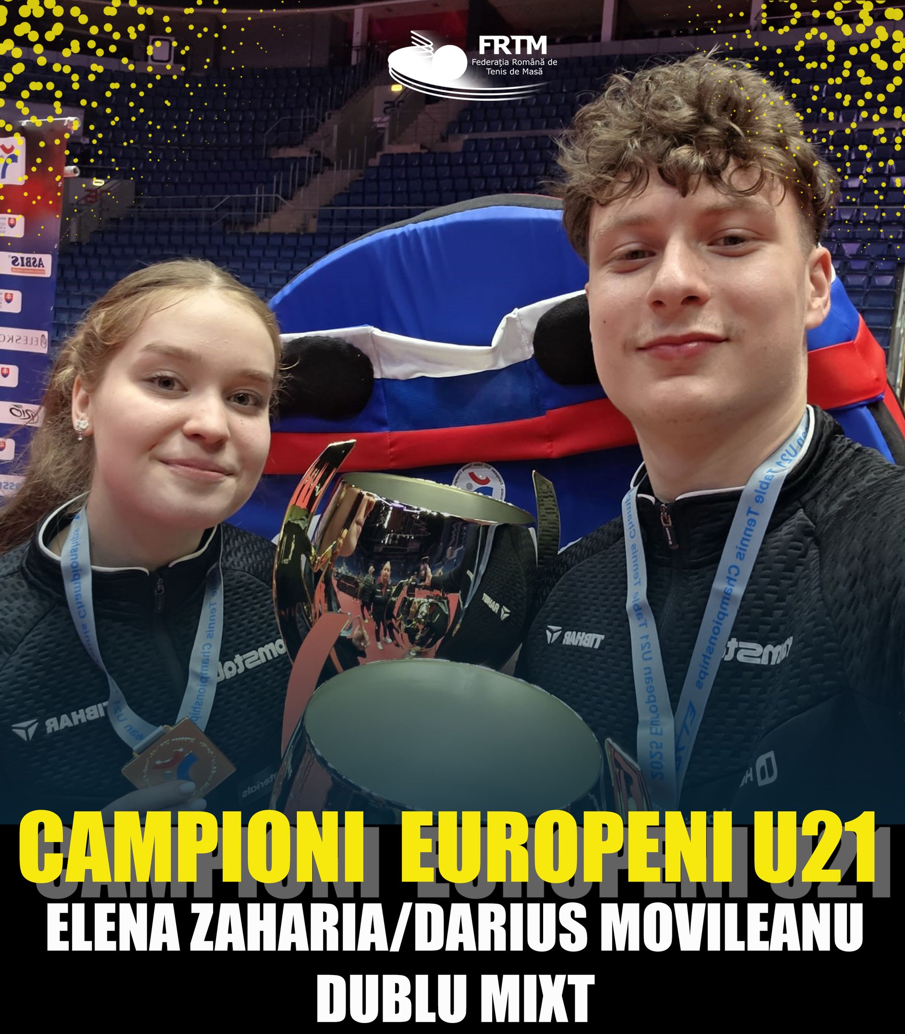 Elena Zaharia si Darius Movileanu campioni europeni U21 la tenis