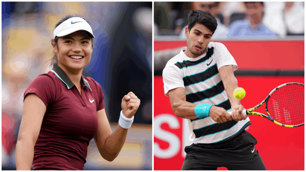 Kyrgios alimenteaza zvonurile la Wimbledon Alcaraz si Emma Raducanu au o legatura