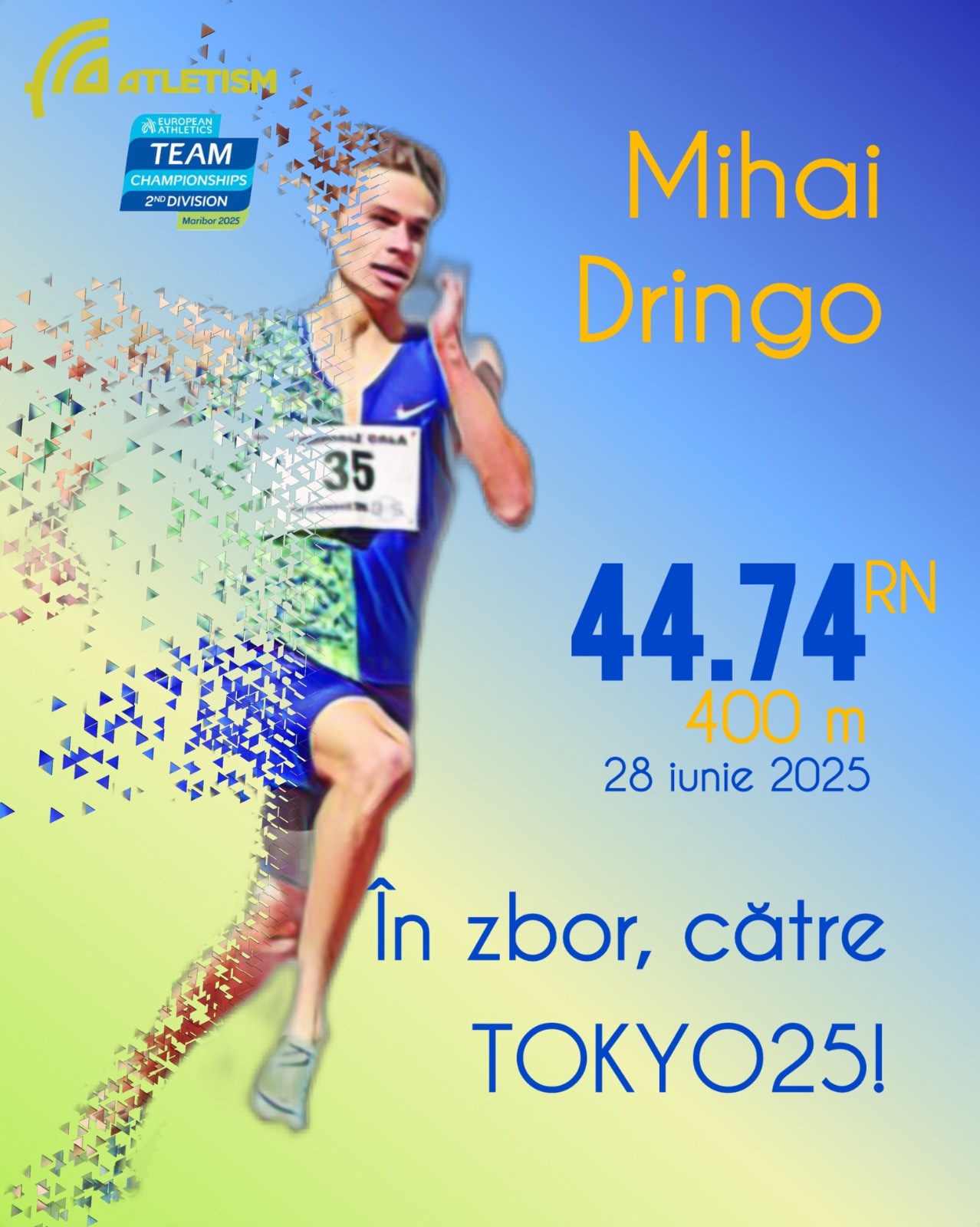 Mihai Dringo stabilesc record national la 400 m