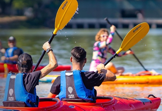 Sportivii de la Kayak Champions antrenament pe Dambovita inainte de Campionatul European