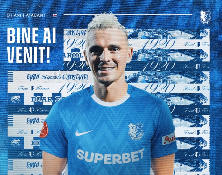 Superliga Farul Constanta l a transferat pe Jakub Vojtus