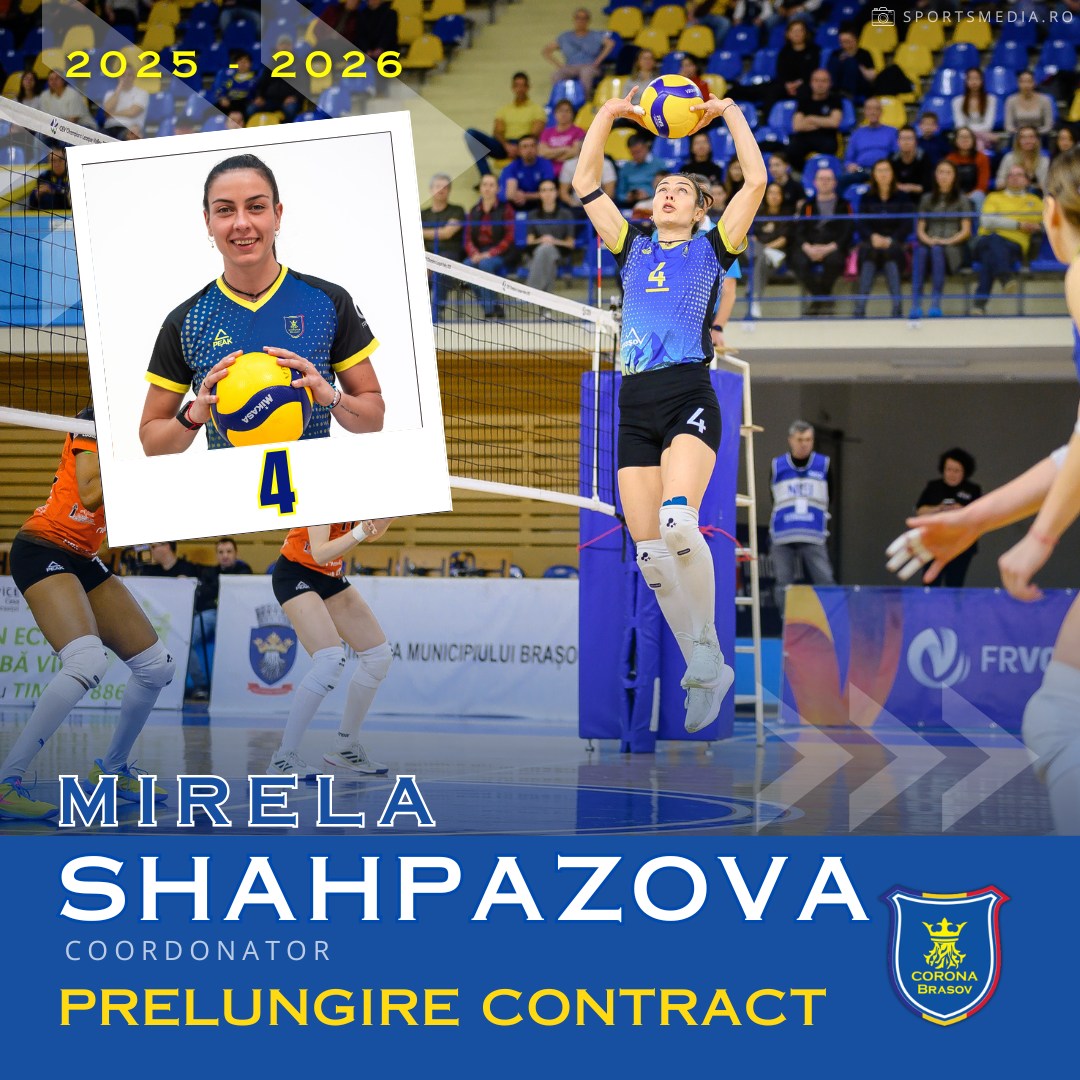 Voleibalista bulgara Mirela Shahpazova si a extins contractul cu Corona Brashov
