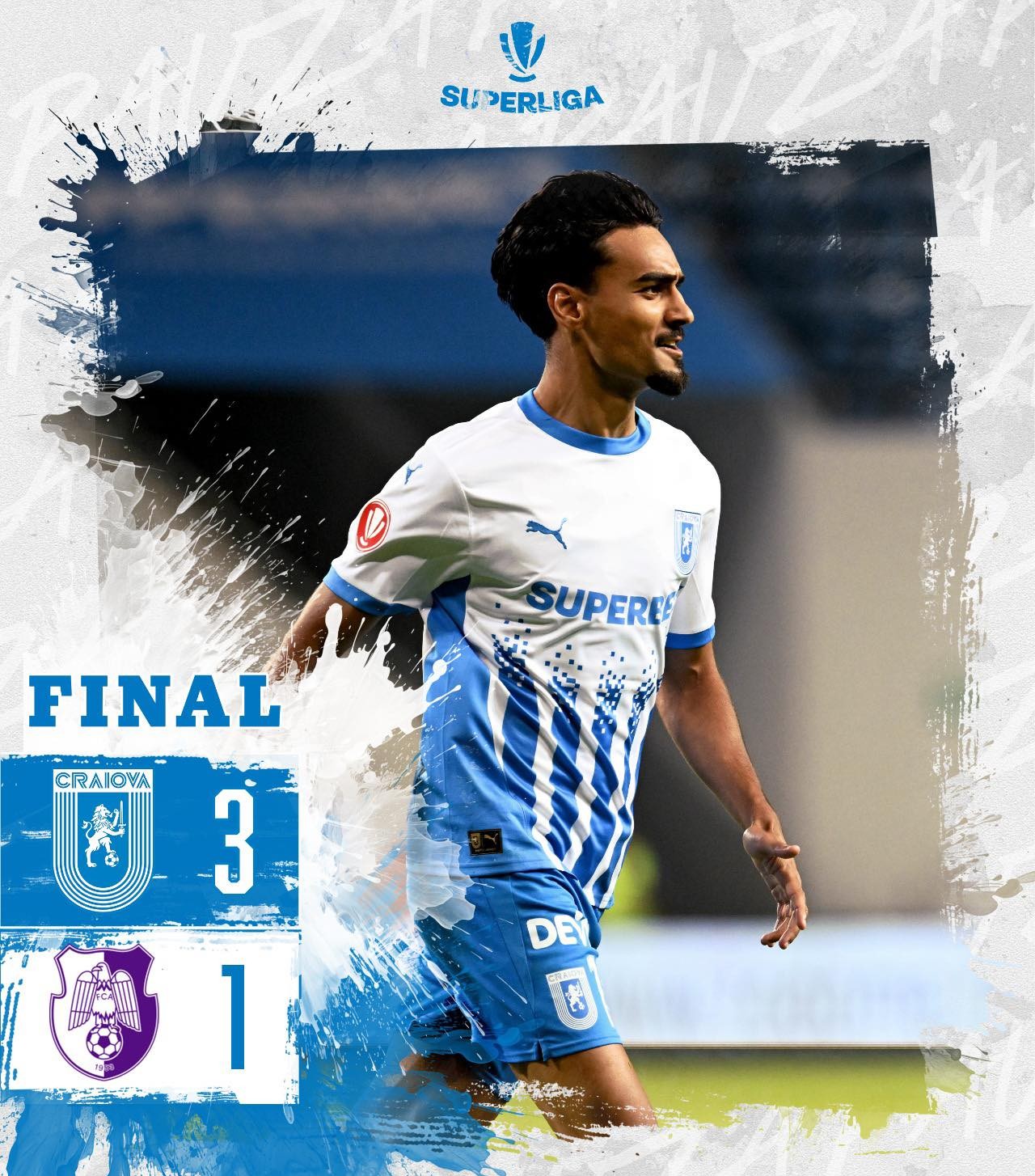 Universitatea Craiova prima victorie 3 1 cu FC Arges