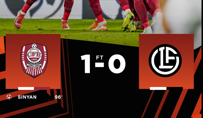 CFR Cluj Lugano 1 0 calificare in turul trei Europa League