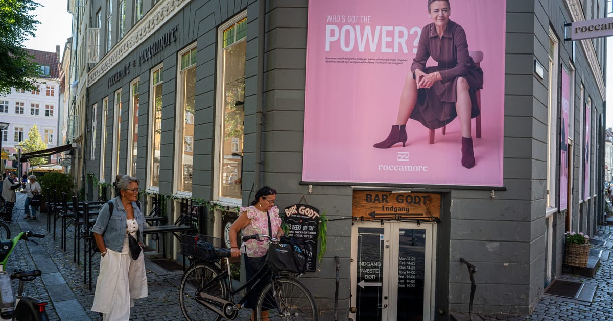 Margrethe Vestager incaaltaminte eleganta de designer