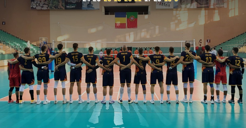Volei masculin Romania a invins Portugalia in tiebreak