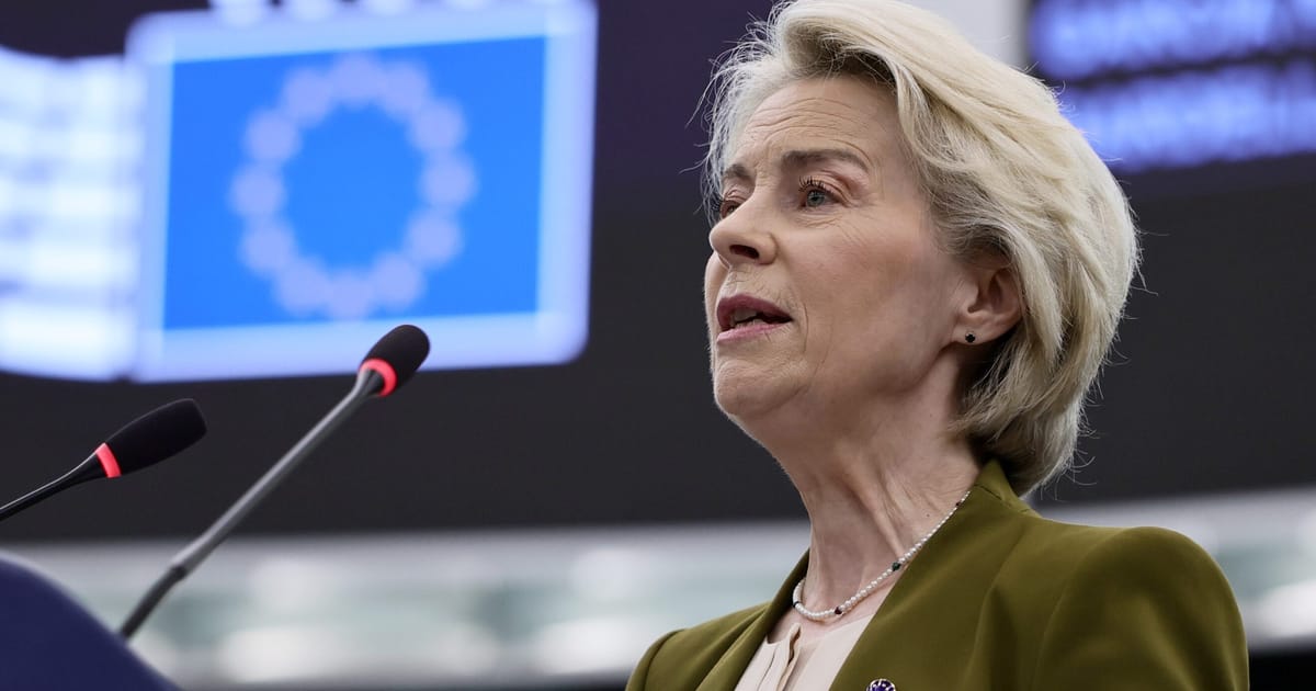 Von der Leyen sustine zidul de drone impotriva lui Putin