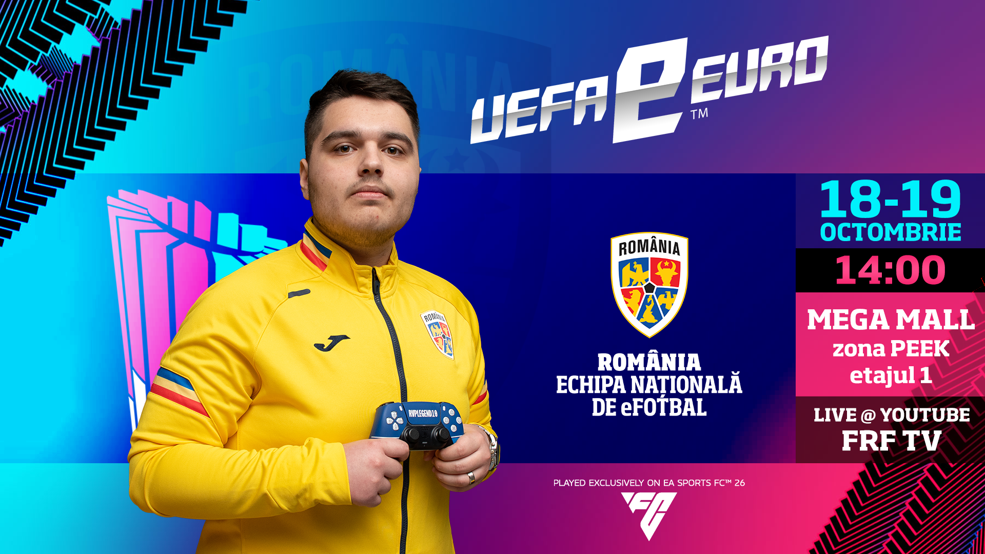 Nationalea Romaniei de eFotbal incepe calificarile pentru UEFA eEURO 2025