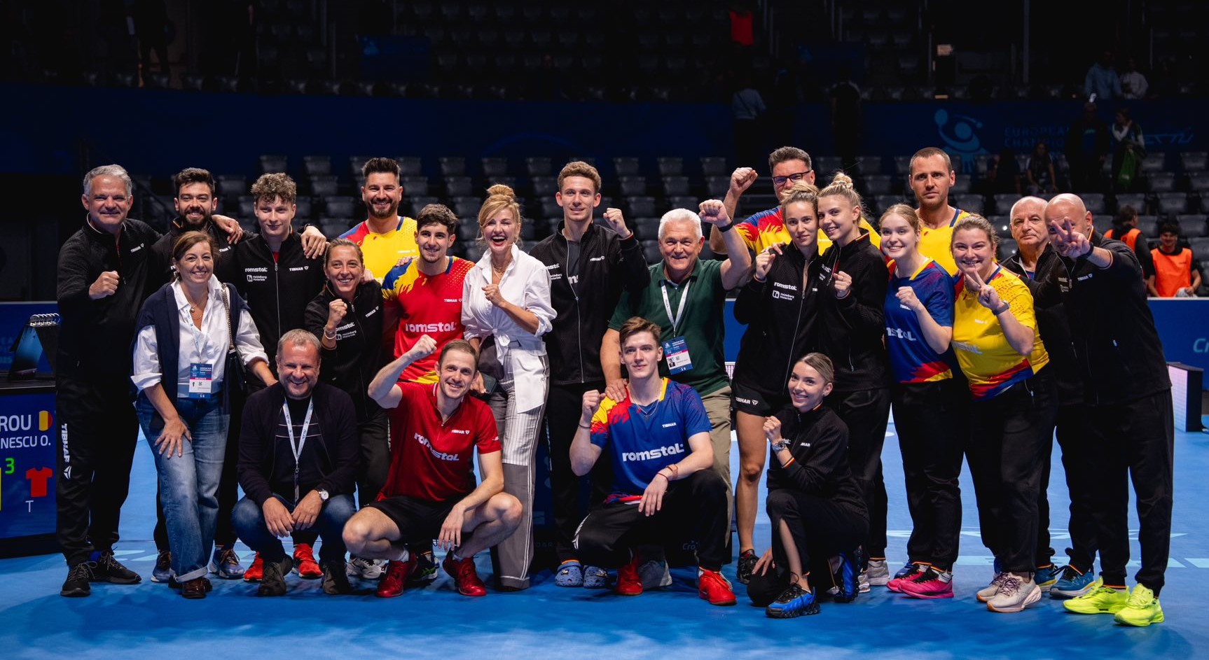 Romania va juca in ambele finale la tenis de masa