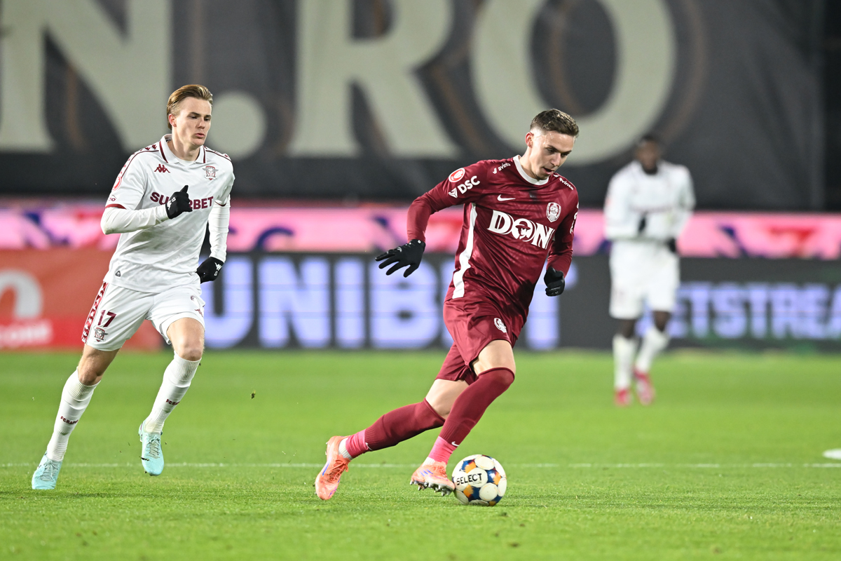 CFR Cluj invinge Rapid Bucuresti in etapa 17 din Superliga