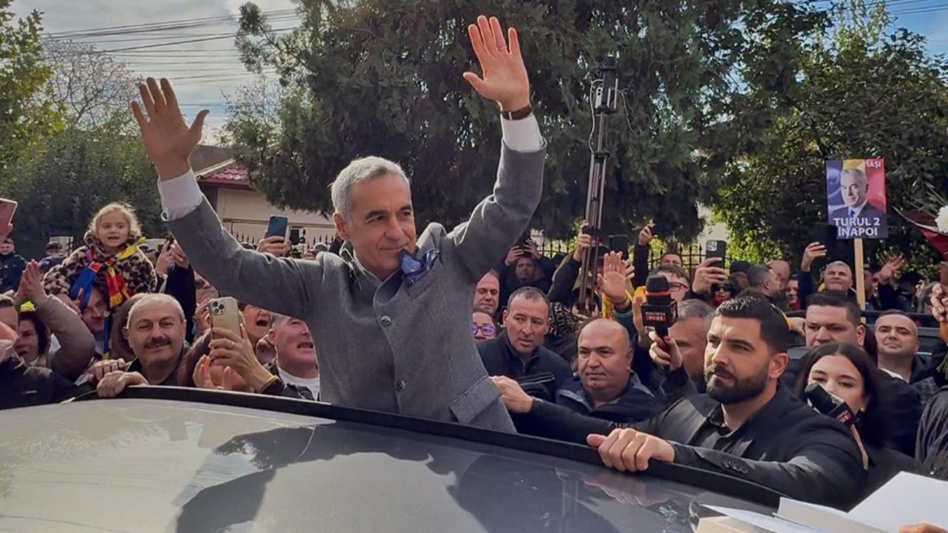 Calin Georgescu semneaza controlul judiciar la IPJ Buftea