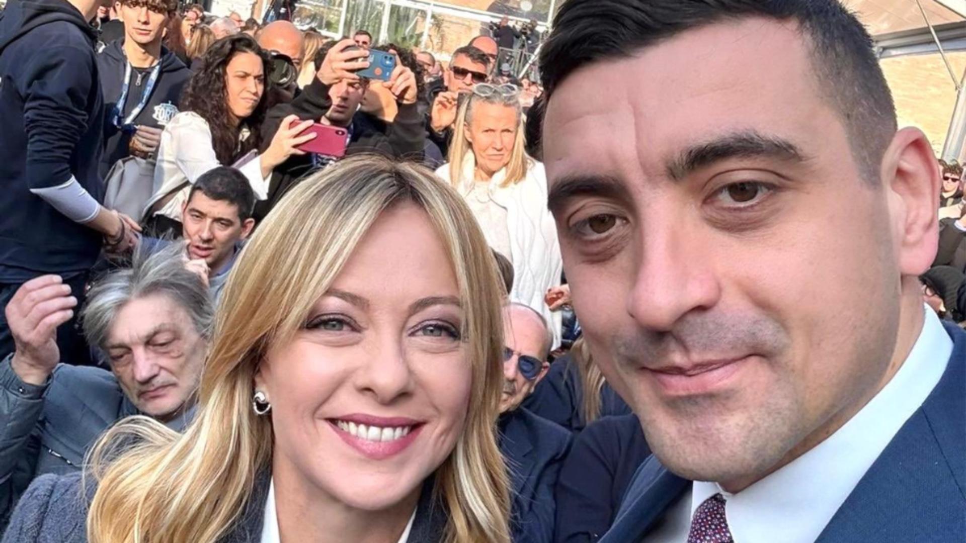 George Simion ntalnire oficiala cu prim ministrul Italianiei