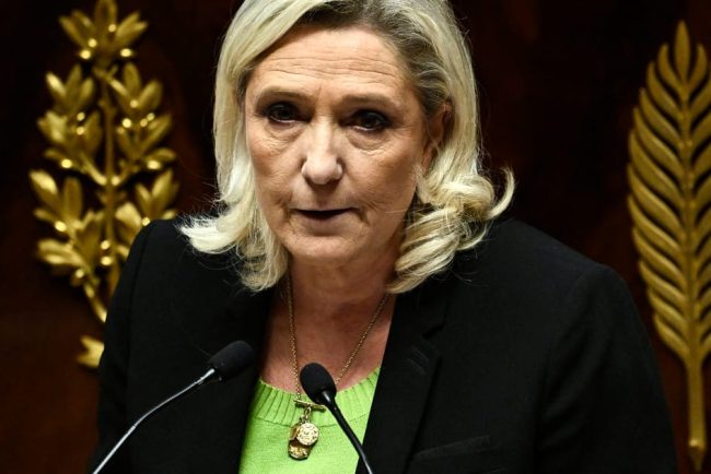Marine Le Pen critica programele de aparare din Europa