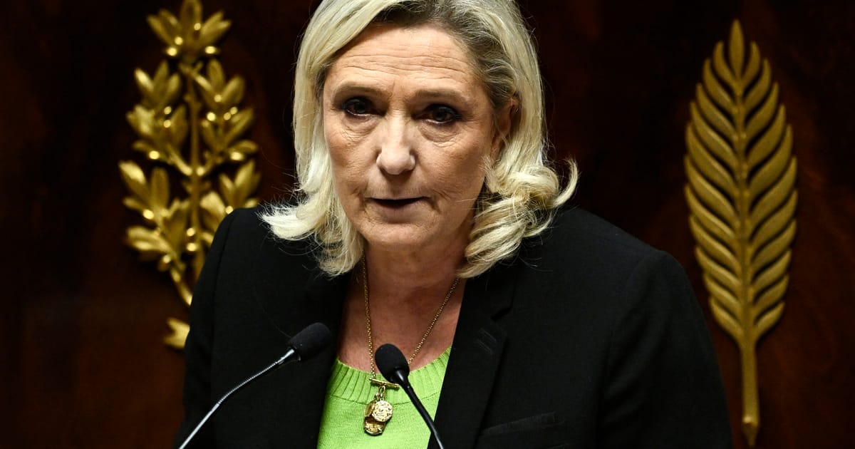 Marine Le Pen critica programele de aparare din Europa
