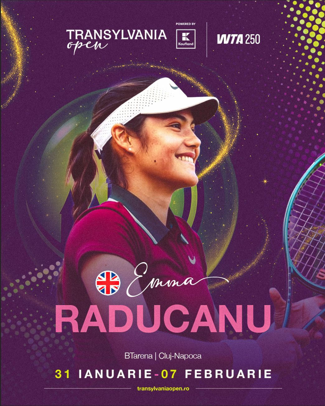Emma Raducanu se intoarce la Transylvania Open