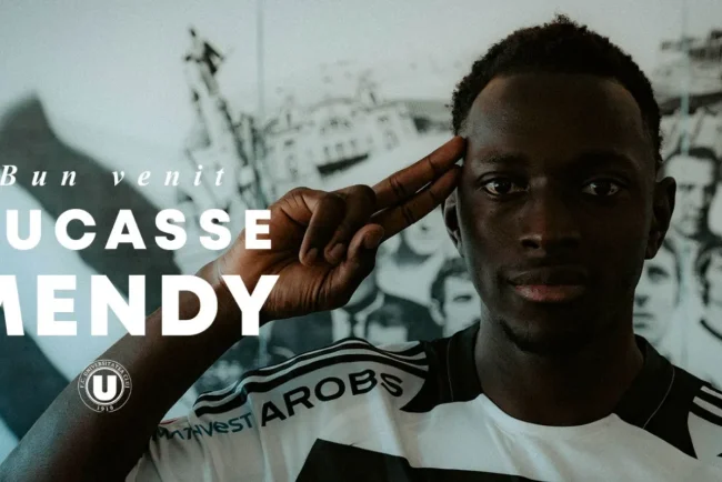 Universitatea Cluj anunta transferul atacantului francez Oucasse Mendy