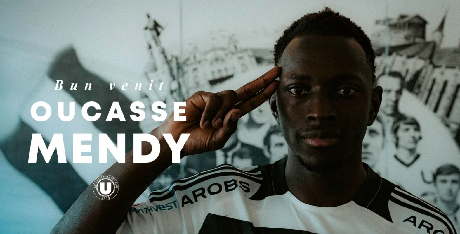 Universitatea Cluj anunta transferul atacantului francez Oucasse Mendy