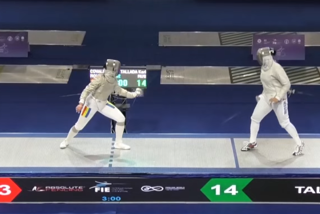 Amalia Covaliu medaliata cu argint la sabie la Campionatul European de Scrima
