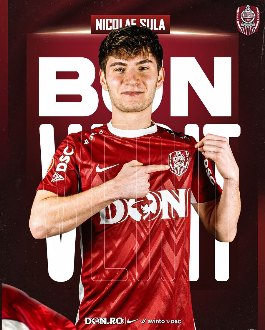 CFR Cluj anunta transferul unui atacant de 19 ani din Republica Moldova