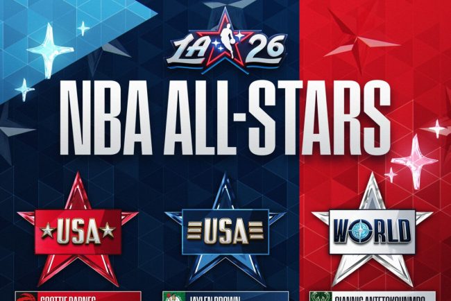 Echipele pentru All Star Game ul din NBA au fost stabilite LeBron joaca alaturi de Curry si Durant