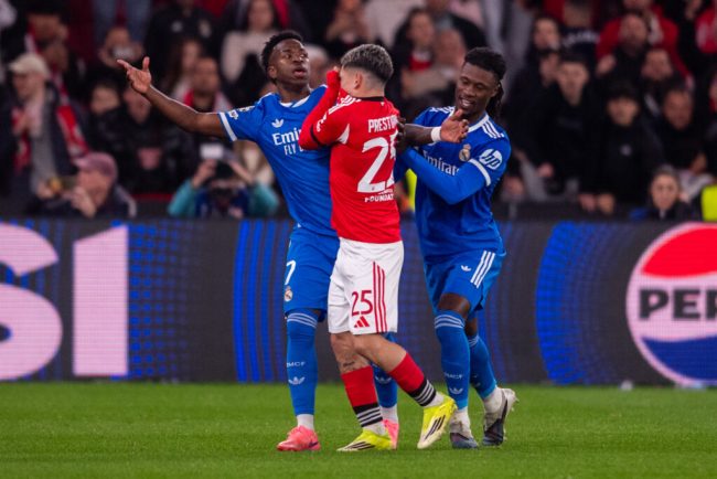 Gianluca Prestianni de la Benfica suspendat de UEFA pentru meciul de retur cu Real Madrid din Liga Campionilor dupa incidentul cu Vinicius Jr din prima mansa