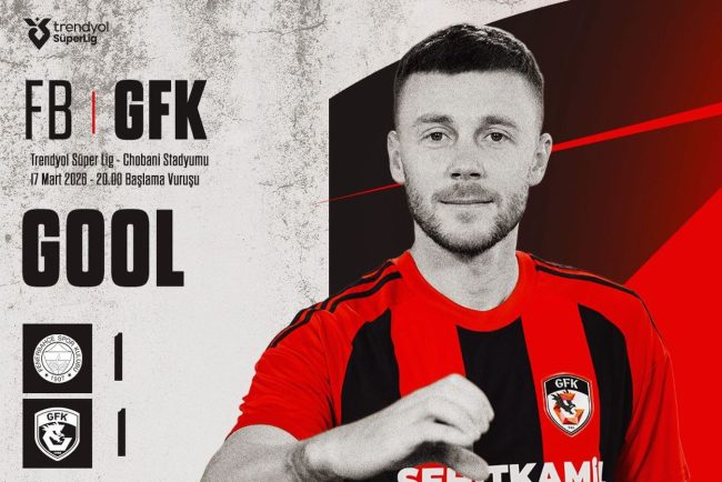 Alexandru Maxim inscrie impotriva celor de la Fenerbahce dar Gaziantep pierde meciul din SuperLig