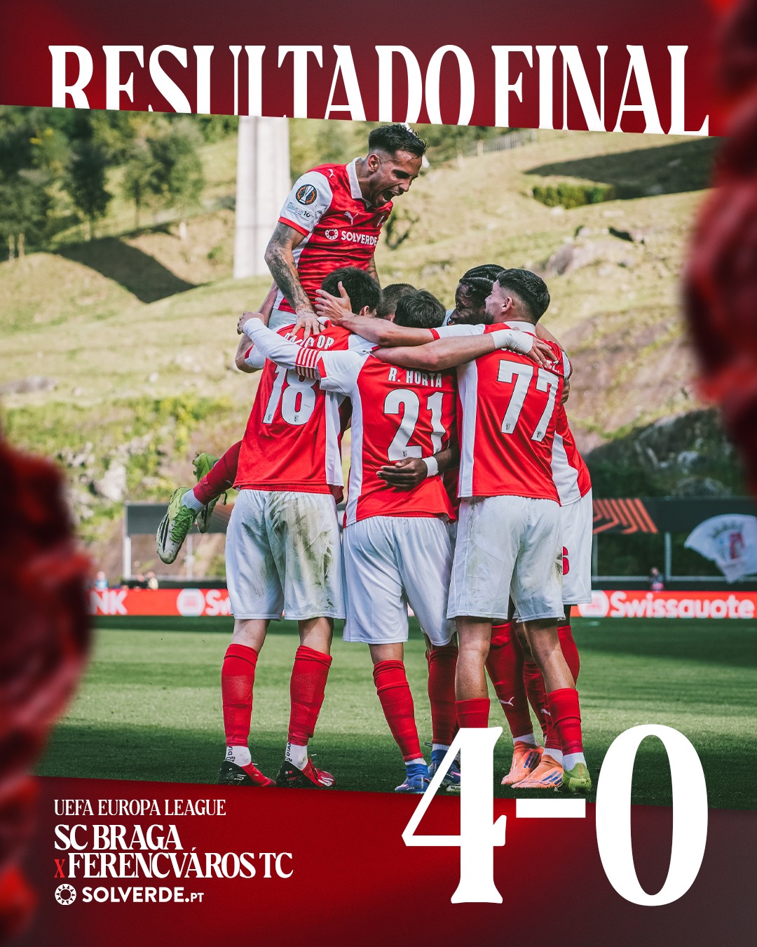 Braga rastoarna rezultatul din tur cu Ferencvaros si se califica in sferturile Europa League