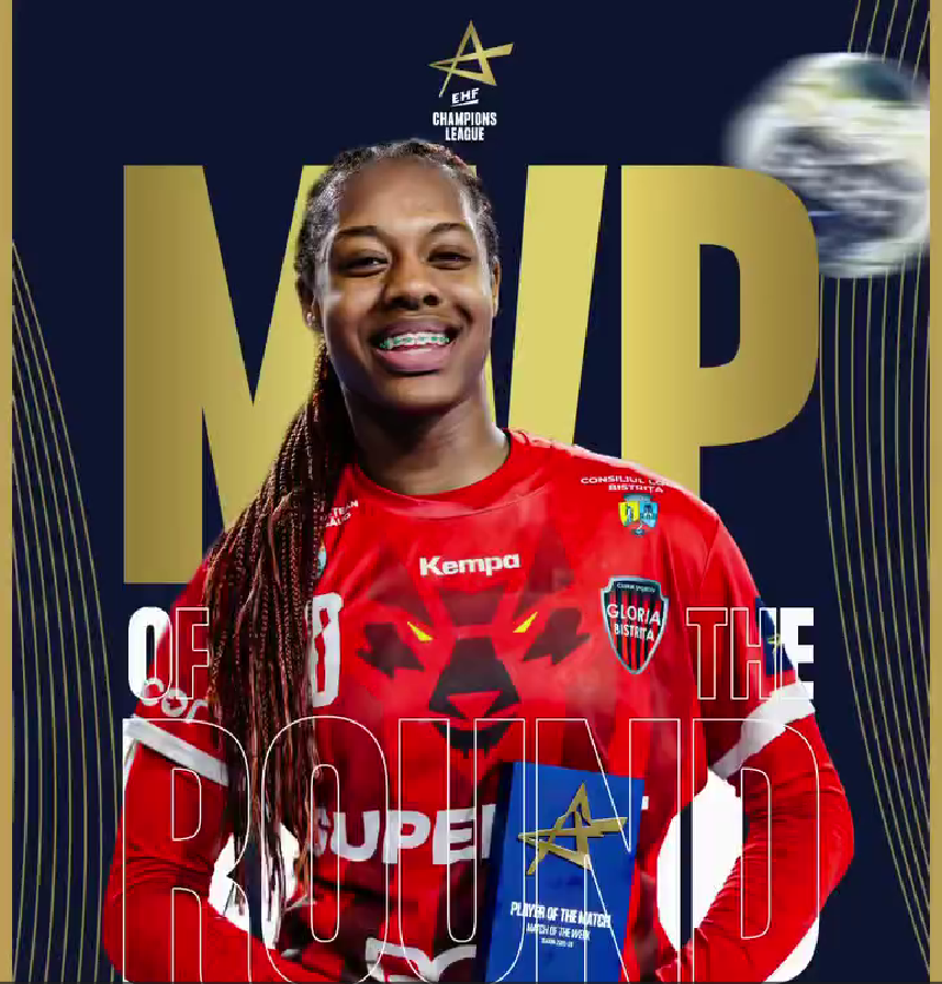 Danila So Delgado jucatoarea de handbal a Gloriei Bistrita desemnata MVP al etapei in Liga Campionilor