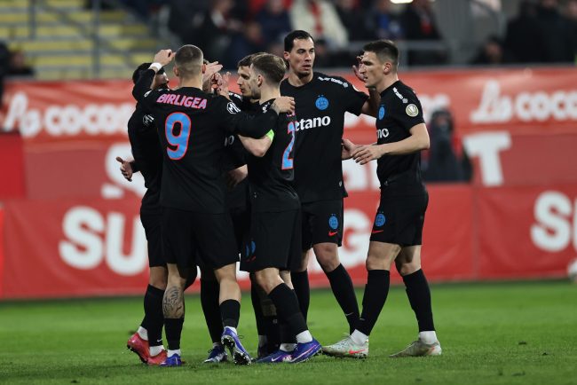 FCSB a castigat la Arad impotriva UTA si incepe play out ul din Superliga de fotbal din postura de lider