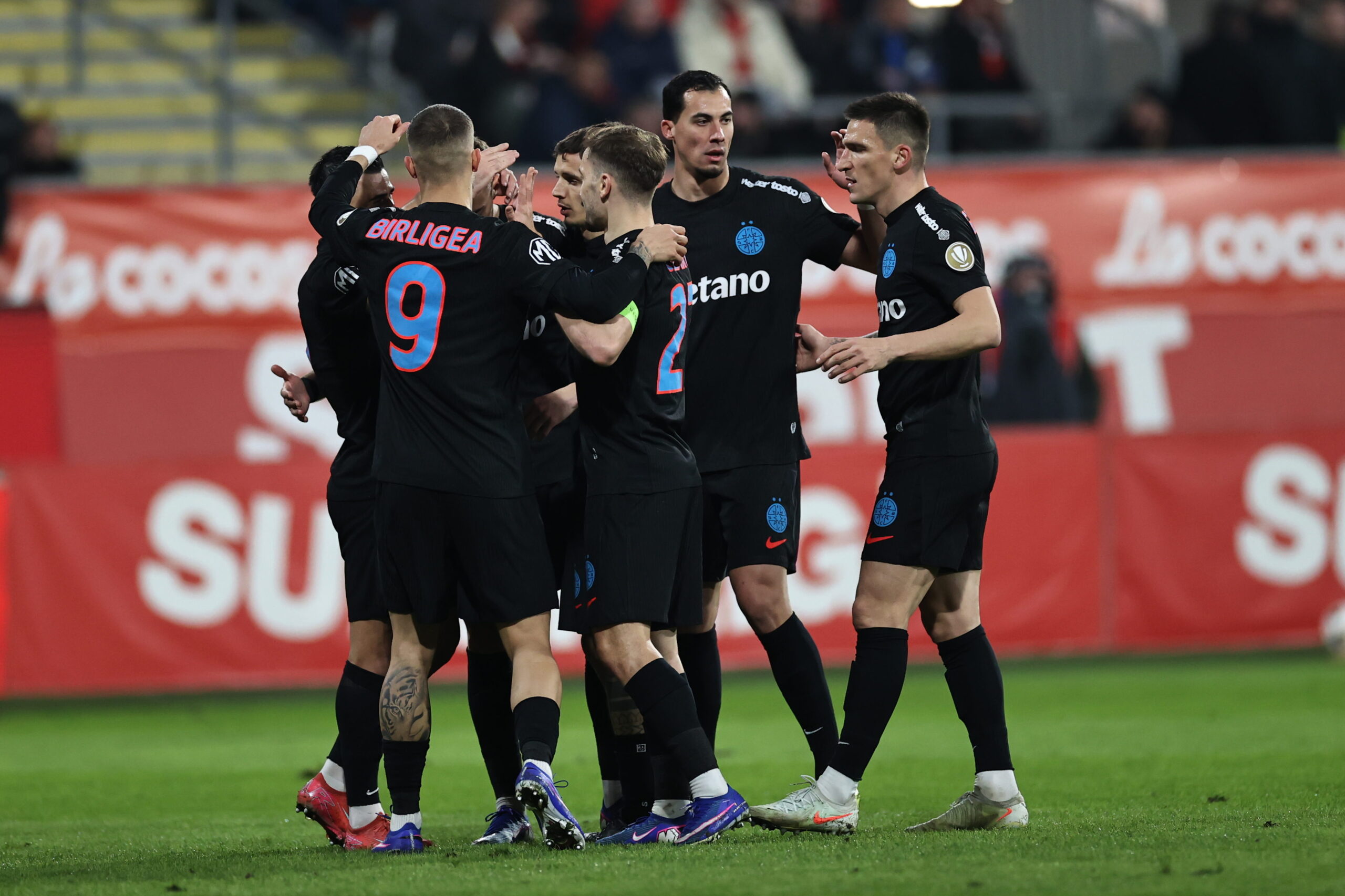 FCSB a castigat la Arad impotriva UTA si incepe play out ul din Superliga de fotbal din postura de lider