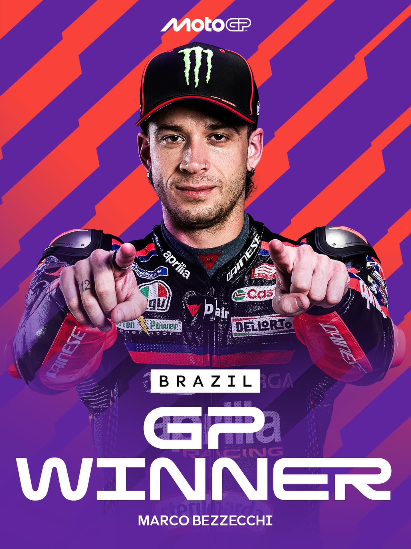 Marco Bezzecchi castiga etapa din Brazilia la MotoGP 2 victorii in 2 etape pentru pilotul Aprilia
