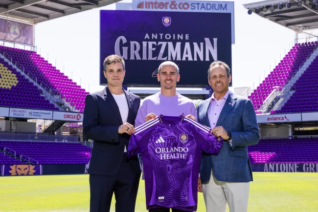 Starul francez Antoine Griezmann prezentat oficial la echipa MLS Orlando City