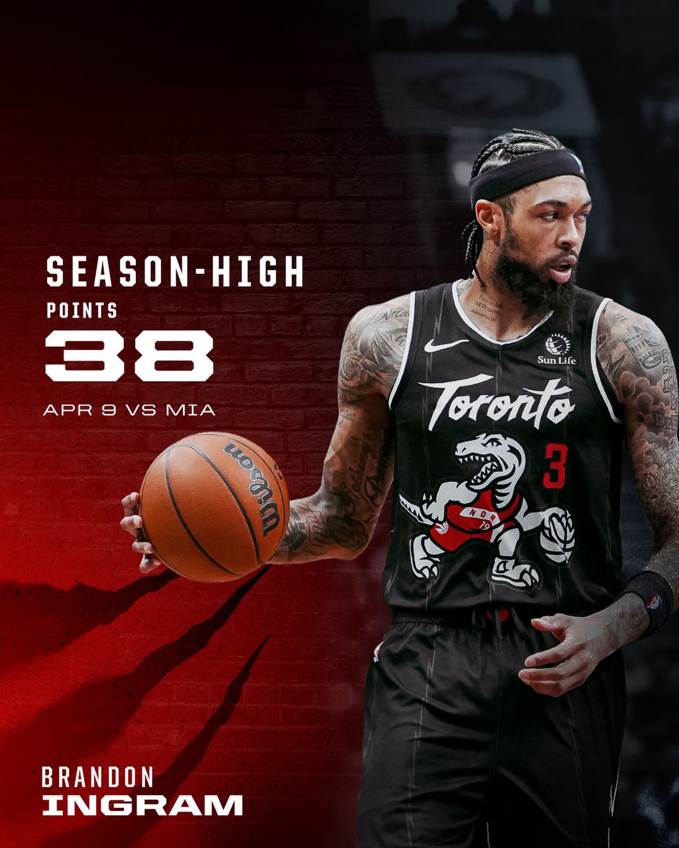 Brandon Ingram face istorie la Toronto Raptors sezon record de debut depasindu l pe superstarul Kawhi Leonard