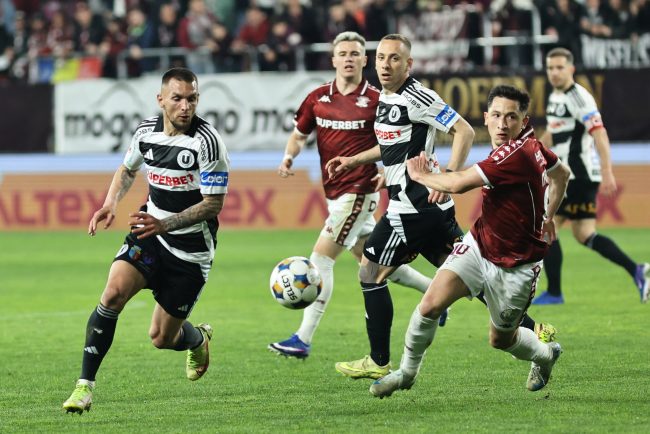 Rapid invinsa de U Cluj in Giulesti dupa dubla lui Mendy