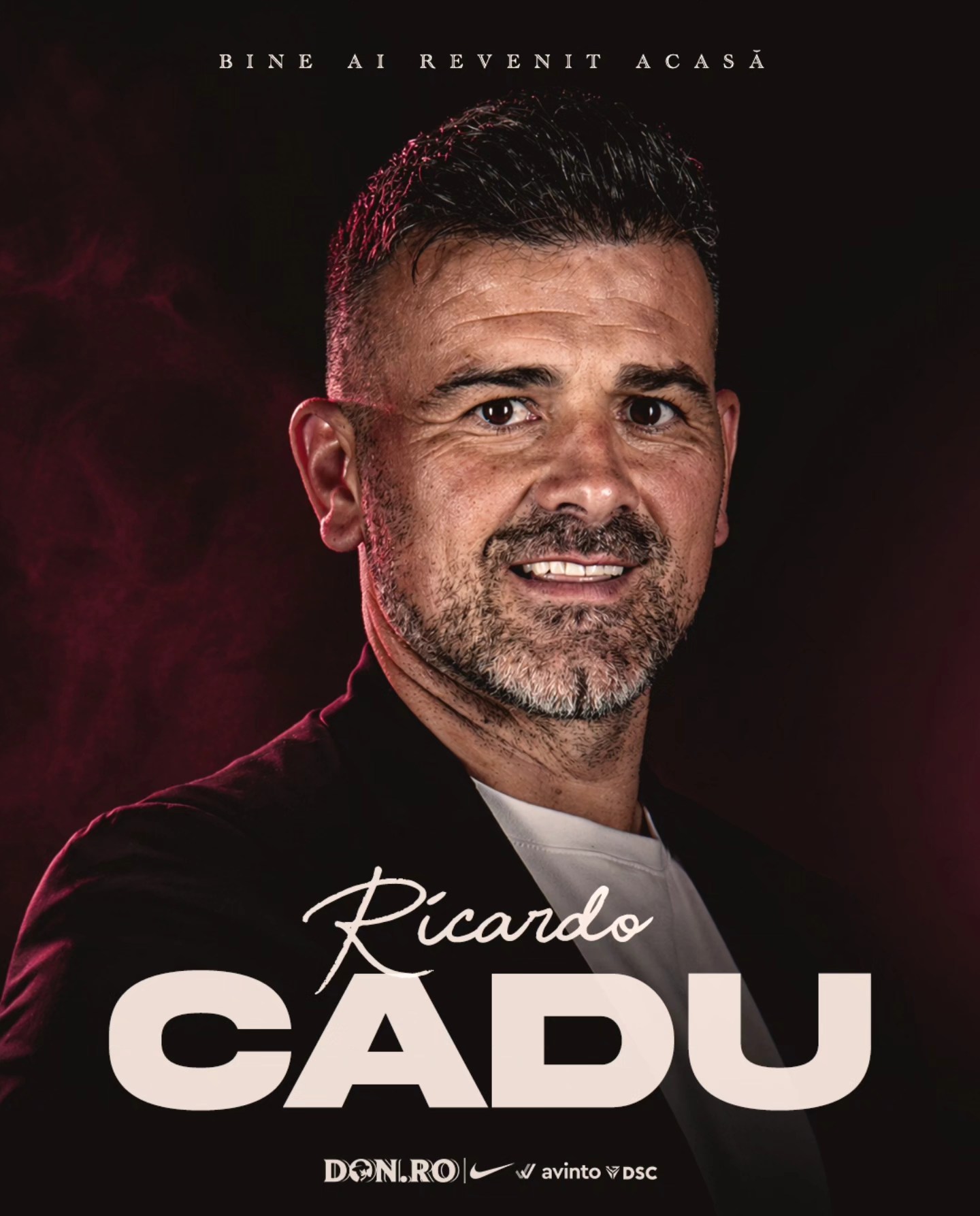 Ricardo Cadu fost jucator timp de sapte sezoane la CFR Cluj a fost numit director sportiv al clubului