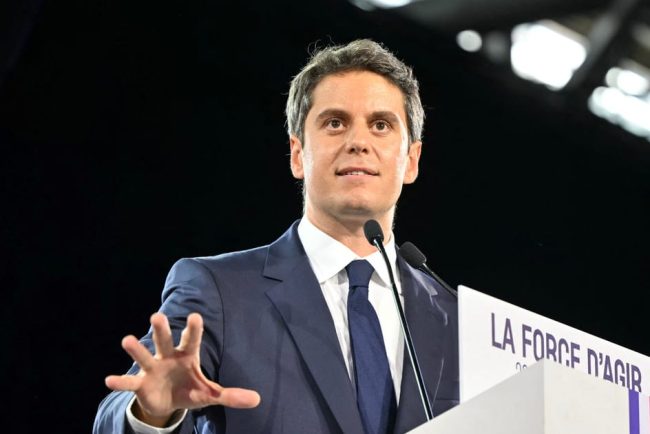 Attal evidentiaza despartirea de Macron in prima sa intalnire de campanie pentru alegerile prezidentiale din Franta