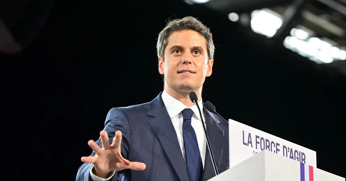Attal evidentiaza despartirea de Macron in prima sa intalnire de campanie pentru alegerile prezidentiale din Franta