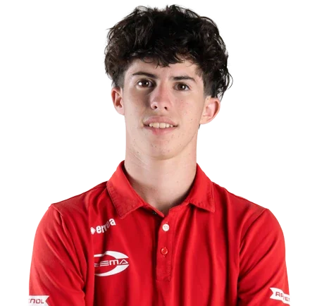 Pilotul roman David Cosma Cristofor pe podium in prima cursa a celei de a doua runde a Formulei 4 italiene