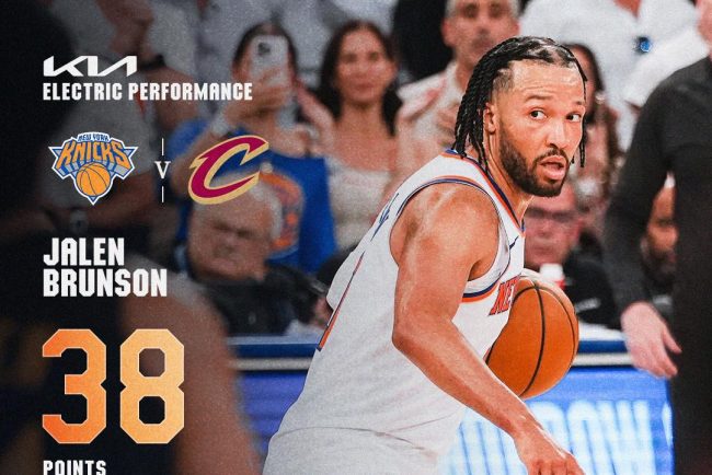 revenire istorica in finala conferintei de est din nba knicks rasturna un deficit de 22 de puncte si inving cavaliers in primul meci