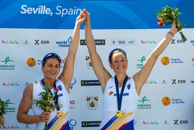 4 medalii pentru Romania la Campionatul Mondial de canotaj de la Sevilla