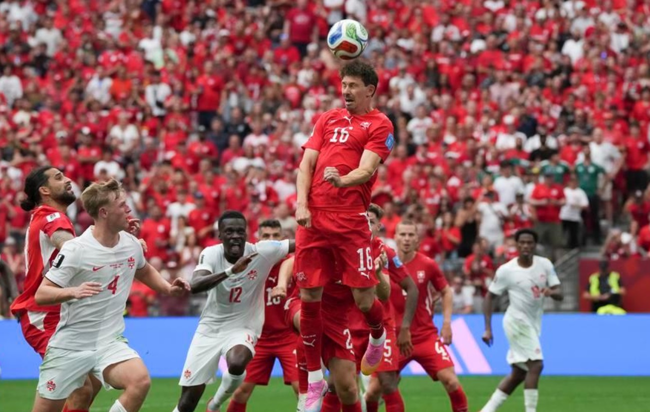 Canada pierde primul loc in grupa dupa infrangerea cu Elvetia si va concura in optimile Cupei Mondiale la Los Angeles