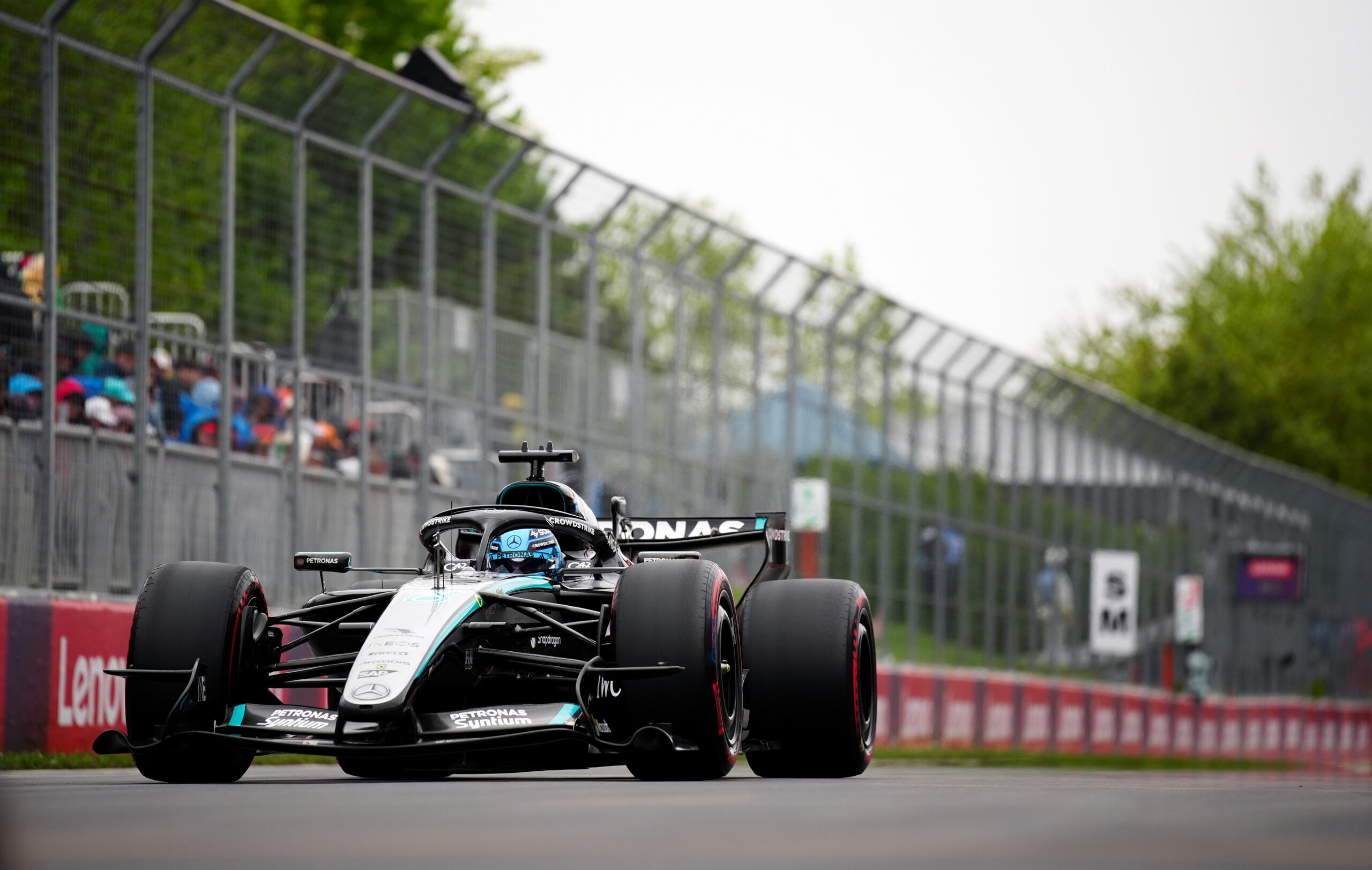 George Russell pilot de la Mercedes porneste din pole position in Marele Premiu al Spaniei de Formula 1
