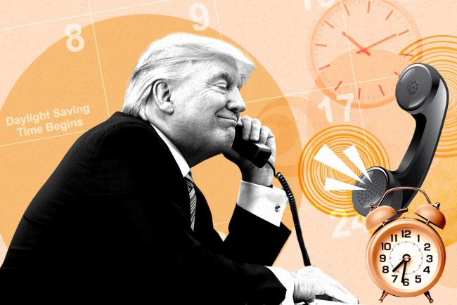 In cadrul campaniei lui Trump pentru a institui ora de var permanenta
