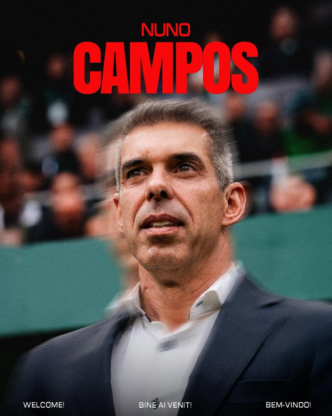 Nuno Campos noul tehnician al echipei Dinamo Bucuresti