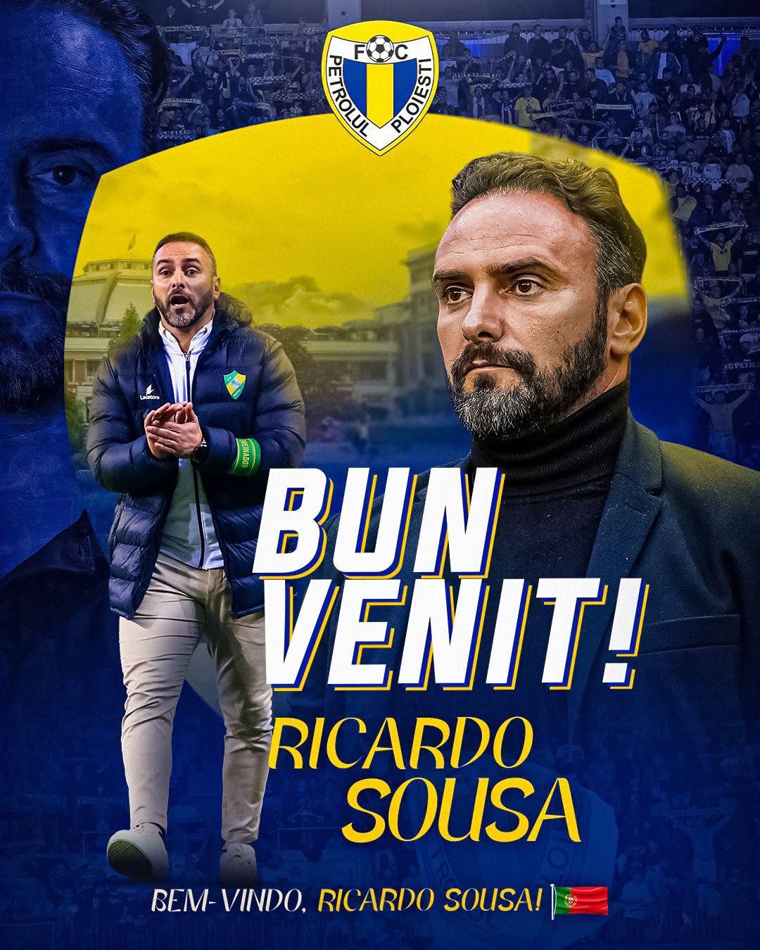 Ricardo Sousa a fost numit noul antrenor al Petrolului Ploiesti