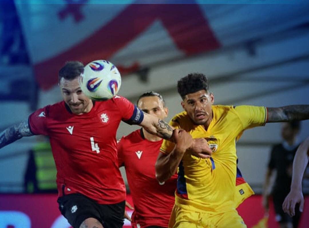 Romania a terminat la egalitate cu Georgia in primul meci de la revenirea lui Gheorghe Hagi la echipa nationala